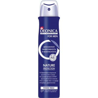 Купить deonica (деоника) дезодорант-спрей nature protection для мужчин 200 мл в Павлове