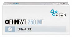Купить фенибут, таблетки 250мг, 50 шт в Павлове
