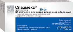 Купить спазмекс, таблетки, покрытые пленочной оболочкой 30мг, 30 шт в Павлове