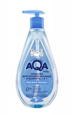 Купить aqa baby (аква беби) средство для купания малыша 2в1, 500мл с дозатором в Павлове