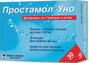 Простамол уно, капсулы 320мг, 30 шт