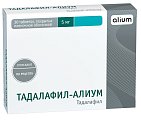 Купить тадалафил-алиум, таблетки, покрытые пленочной оболочкой 5мг, 30 шт в Павлове