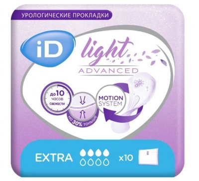 Купить айди (id light) прокладки урологические extra, 10 шт в Павлове