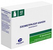 Купить эзомепразол канон лиофилизат для приготовления раствора для внутривенного введения, 40 мг, флаконы 10шт в Павлове