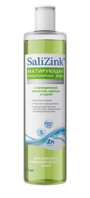 Купить салицинк (salizink) мицеллярная вода для жирной и комбинированной  кожи, 315 мл в Павлове