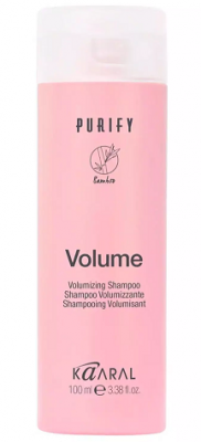 Купить каарал (kaaral) purify volume шампунь-объем для тонких волос, 100мл в Павлове