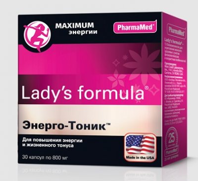 Купить lady's formula (леди-с формула) энерго-тоник, капсулы, 30 шт бад в Павлове