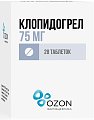 Купить клопидогрел, таблетки, покрытые пленочной оболочкой 75мг, 28 шт в Павлове