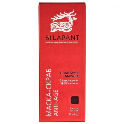 Купить silapant anti-age (силапант) скраб-маска для лица антивозрастная, 75мл в Павлове