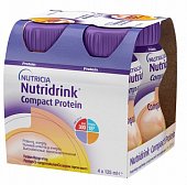 Купить nutridrink (нутридринк) компакт протеин со вкусом персика и манго 125мл, 4 шт в Павлове
