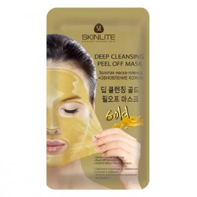 Купить skinlite (скинлайт) маска-пленка золотая обновление кожи, 15мл в Павлове