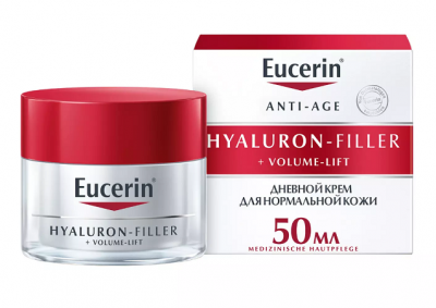 Купить эуцерин (eucerin hyaluron-filler+volume-lift (эуцерин) крем для лица для нормальной комбинированной кожи дневной 50 мл в Павлове
