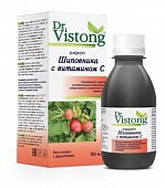 Купить dr. vistong (доктор вистонг) сироп шиповника с витамином с без сахара с фруктозой, 150мл в Павлове