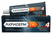 Купить акридерм гк, мазь для наружного применения 0,05%+0,1%+1%, туба 30г в Павлове