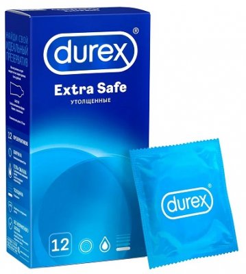 Купить durex (дюрекс) презервативы extra safe 12шт в Павлове
