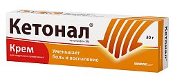 Купить кетонал, крем для наружного применения 5%, туба 30г в Павлове