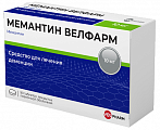 Купить мемантин велфарм, таблетки, покрытые пленочной оболочкой 10мг, 90 шт в Павлове