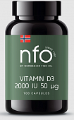 Купить norwegian fish oil (норвегиан фиш оил) витамин д3 2000ме, капсулы 100шт бад в Павлове