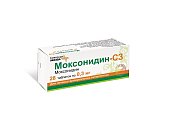 Купить моксонидин-сз, таблетки, покрытые пленочной оболочкой 0,3мг, 28 шт в Павлове