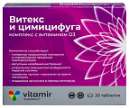 Купить витамир витекс и цимицифуга комплекс с витамином д3, таблетки, покрытые оболочкой массой 165мг 30шт бад в Павлове