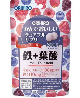 Купить orihiro (орихиро) железо с витаминами, таблетки 120шт бад в Павлове
