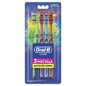 Купить oral-b (орал-би) зубная щетка color collection мануальная средней жесткости 4 шт в Павлове