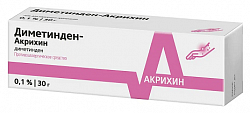 Купить диметинден-акрихин, гель для наружного применения 0,1%, 30г от аллергии в Павлове