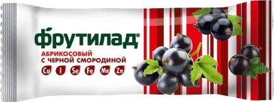 Купить батончик фрутилад фруктовый с черной смородиной 30г бад в Павлове