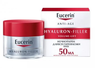Купить эуцерин (eucerin hyaluron-filler+volume-lift (эуцерин) крем для лица ночной 50 мл в Павлове