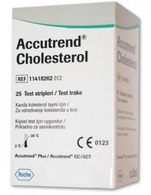 Купить тест-полоски для экспресс-анализаторов портативных аккутренд холестерин, 5 шт в Павлове