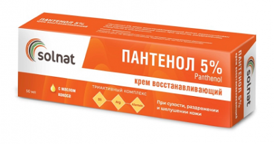 Купить solnat (солнат) крем восстанавливающий пантенол 5%, 50мл в Павлове