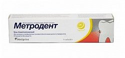 Купить метродент, гель стоматологический, лимон 10мг/г+0,5мг/г, туба 20г в Павлове