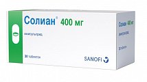 Купить солиан, таблетки 400мг, 30 шт в Павлове
