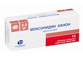 Купить моксонидин-канон, таблетки, покрытые пленочной оболочкой 0,4мг, 14 шт в Павлове