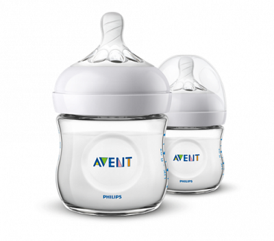 Купить avent (авент) бутылочка для кормления с рождения natural 125 мл 2шт (scf030/27) в Павлове