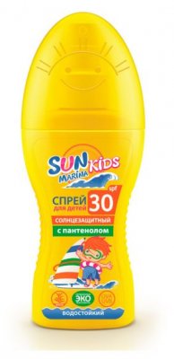 Купить sun marina (сан марина) кидс, крем солнцезащитный для детей, 150мл spf30 в Павлове