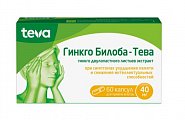 Купить гинкго билоба-тева, капсулы 40 мг, 60 шт в Павлове