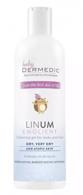 Купить dermedic linum emollient baby (дермедик) крем-гель очищающий для детей с рождения 200 мл в Павлове