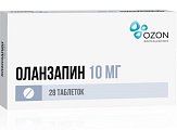 Купить оланзапин, таблетки, покрытые пленочной оболочкой 10мг, 28 шт в Павлове