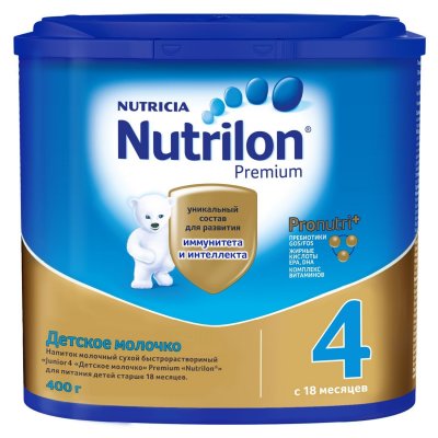Купить nutrilon junior premium 4 (нутрилон) сухая смесь детская с 18 месяцев, 400г в Павлове