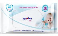 YokoSun (ЙокоСан) салфетки влажные детские 18шт