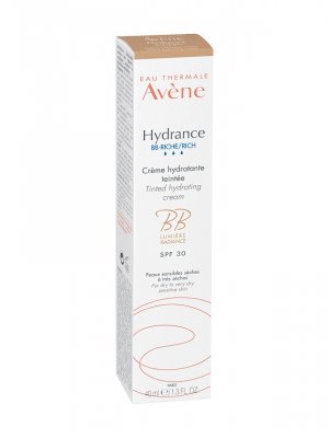 Купить авен гидранс (avenе hydrance) bb-риш крем для лица увлажняющий тонирующий эффект, 40мл spf30 в Павлове