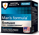 Купить man's formula (мен-с формула) больше чем поливитамины энергия+иммунитет, капсулы массой 940 мг 60шт бад в Павлове