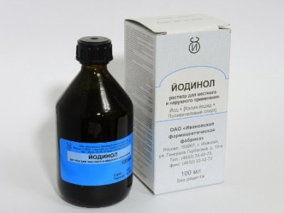 Купить йодинол, раствор для местного и наружного применения, флакон 100мл в Павлове
