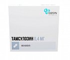 Купить тамсулозин, капсулы с пролонгированным высвобождением 0,4мг, 100 шт в Павлове