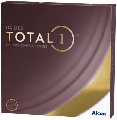 Купить контактные линзы alcon (алкон) dailies total 1, 90 шт, -1,25 (8,5) в Павлове
