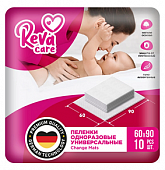 Купить reva care (рева кеа) пеленки одноразовые для детей взрослых и лежачих больных 60х90, 10шт в Павлове