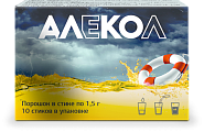 Купить алекол порошок, стик 1,5г, 10 шт бад в Павлове