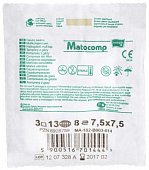 Купить matopat matocomp (матопат) салфетки стерильные 7,5см х7,5см 8 слойные 17нитей, 3шт в Павлове