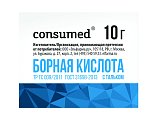 Купить борная кислота с тальком консумед (consumed) пудра гигиеническая, 10г в Павлове